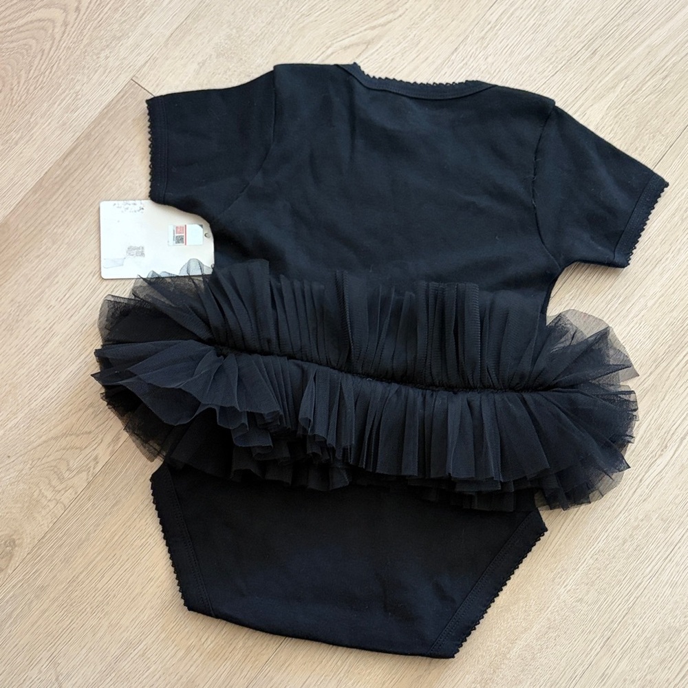 Army Black Baby Tutu Onesie size 12m - Picture 5 of 5